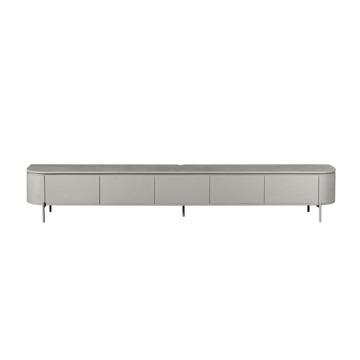 Tv meubel Excellent Taupe Mangohout 280 cm