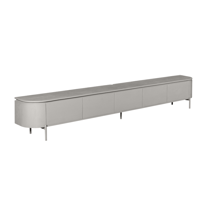 Tv meubel Excellent Taupe Mangohout 280 cm