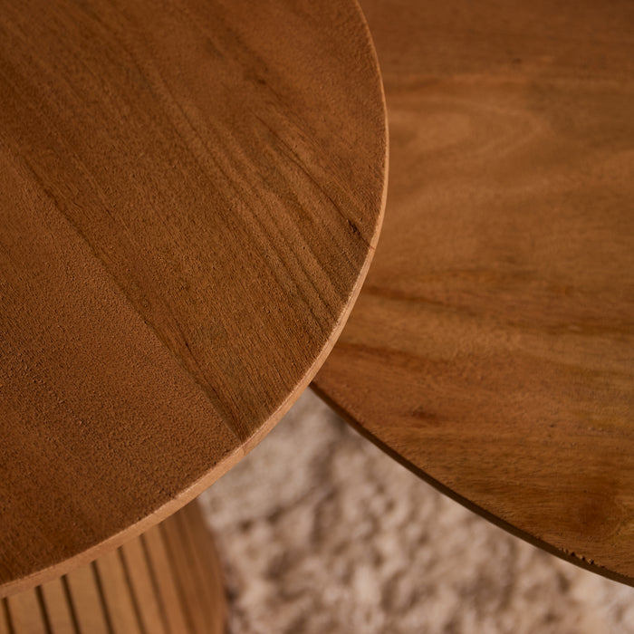 Salontafel Solana Naturel Mangohout 80 cm