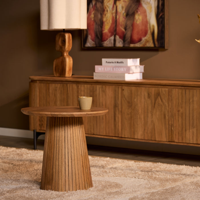 Salontafel Solana Naturel Mangohout 50 cm
