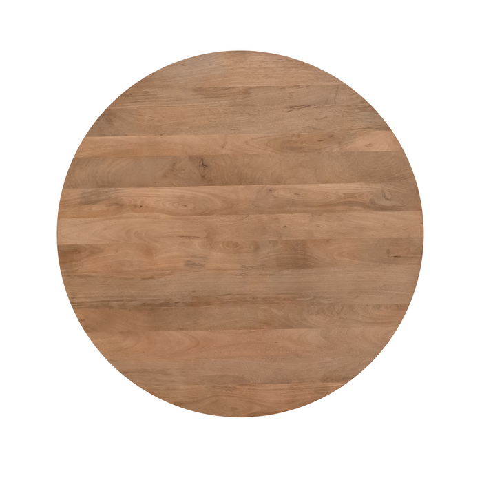 Ronde eettafel Solana Naturel Mangohout 130 cm