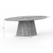 Ovale eettafel Solana Naturel Mangohout 210 cm
