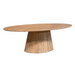 Ovale eettafel Solana Naturel Mangohout 240 cm