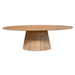 Ovale eettafel Solana Naturel Mangohout 240 cm