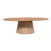 Ovale eettafel Solana Naturel Mangohout 240 cm