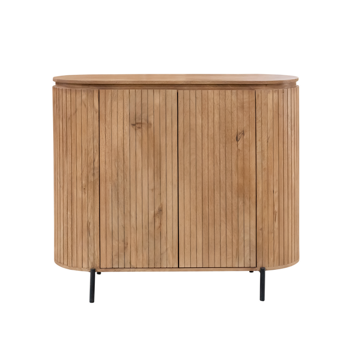 Kabinet kast Solana Naturel Mangohout 115 cm