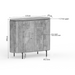 Kabinet kast Solana Naturel Mangohout 115 cm