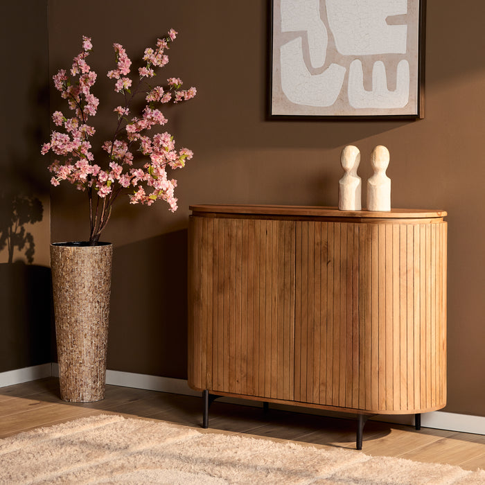 Kabinet kast Solana Naturel Mangohout 115 cm