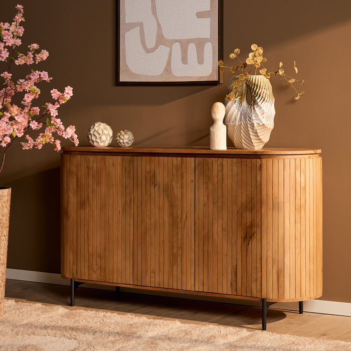 Dressoir Solana Naturel Mangohout 165 cm
