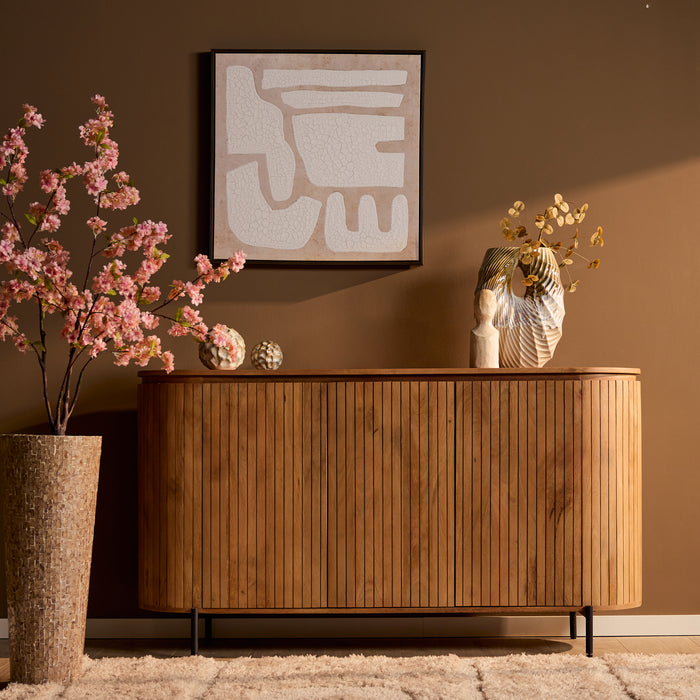 Dressoir Solana Naturel Mangohout 165 cm