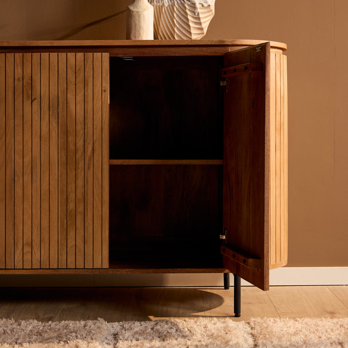 Dressoir Solana Naturel Mangohout 165 cm