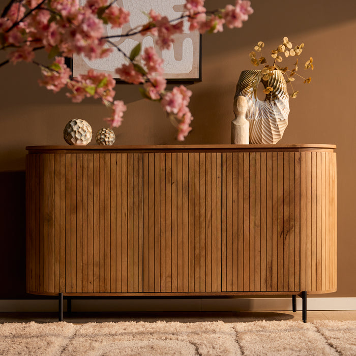 Dressoir Solana Naturel Mangohout 165 cm