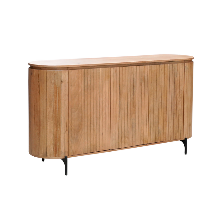 Dressoir Solana Naturel Mangohout 165 cm