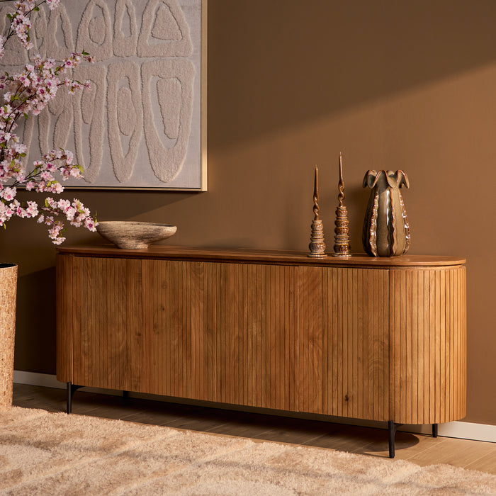 Dressoir Solana Naturel Mangohout 210 cm