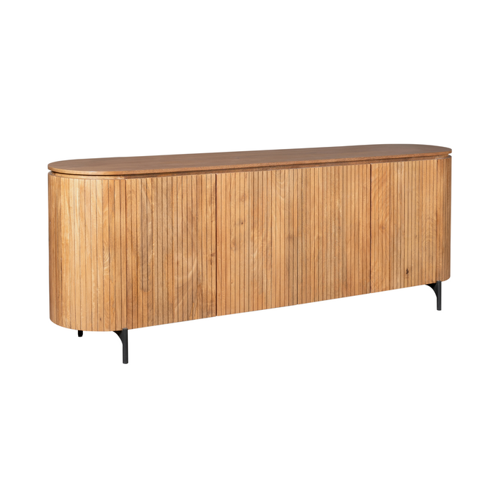 Dressoir Solana Naturel Mangohout 210 cm