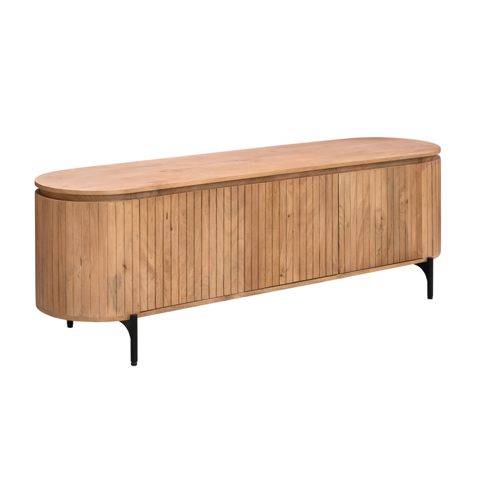 Tv meubel Solana Naturel Mangohout 165 cm