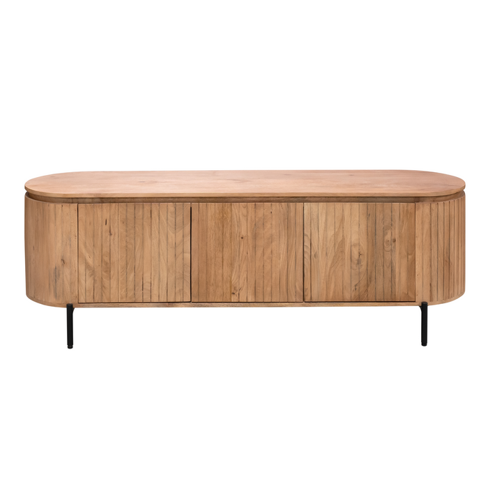 Tv meubel Solana Naturel Mangohout 165 cm