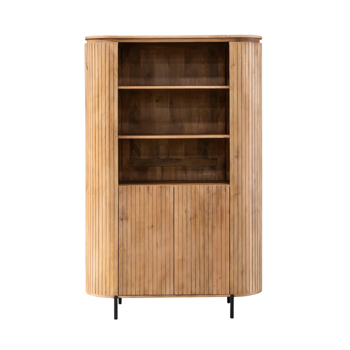 Wandkast Solana Naturel Mangohout 115 cm