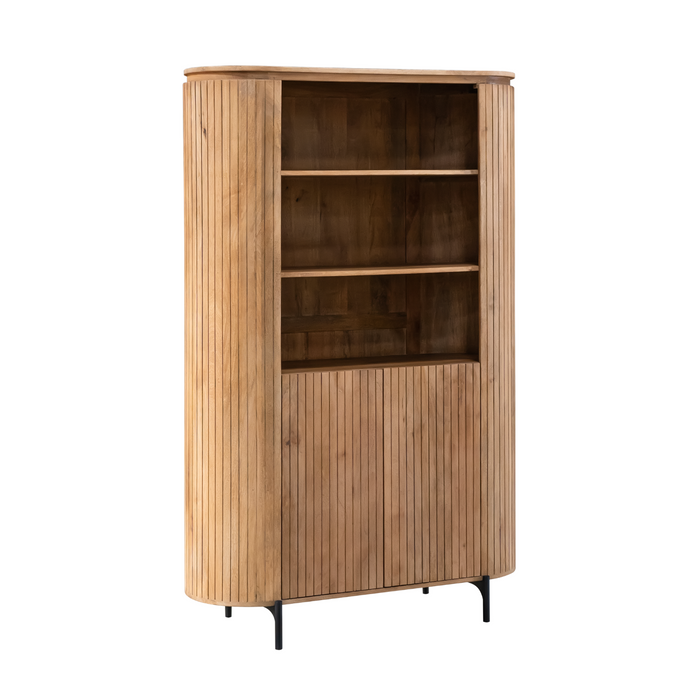 Wandkast Solana Naturel Mangohout 115 cm