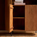 Wandkast Solana Naturel Mangohout 115 cm