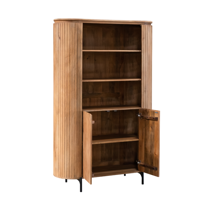 Wandkast Solana Naturel Mangohout 115 cm