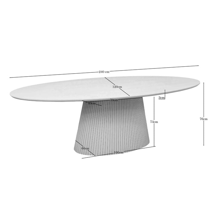 Salontafel Solana Zand Mangohout 50 cm