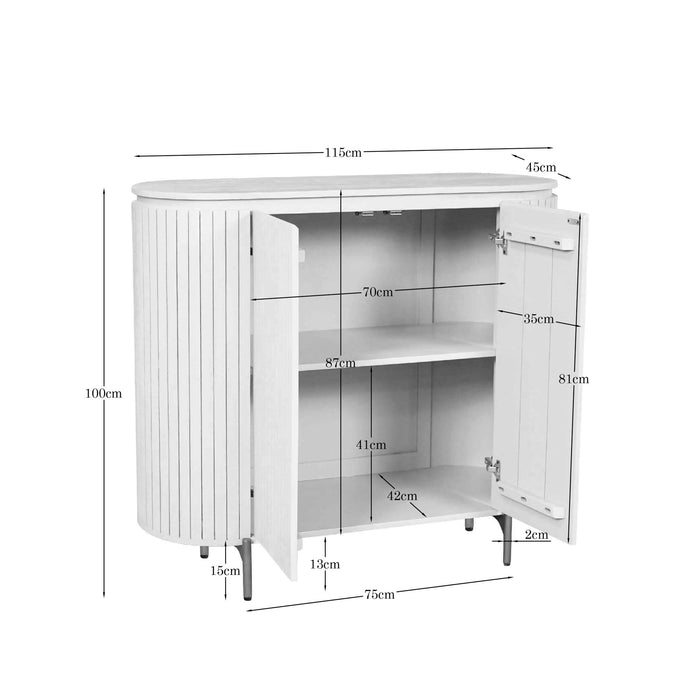 Salontafel Solana Zand Mangohout 50 cm