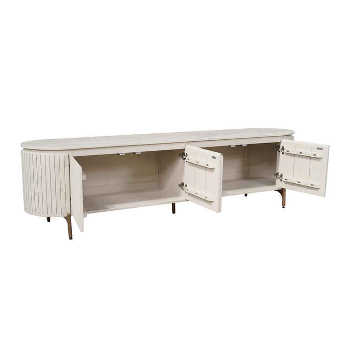 Salontafel Solana Zand Mangohout 50 cm