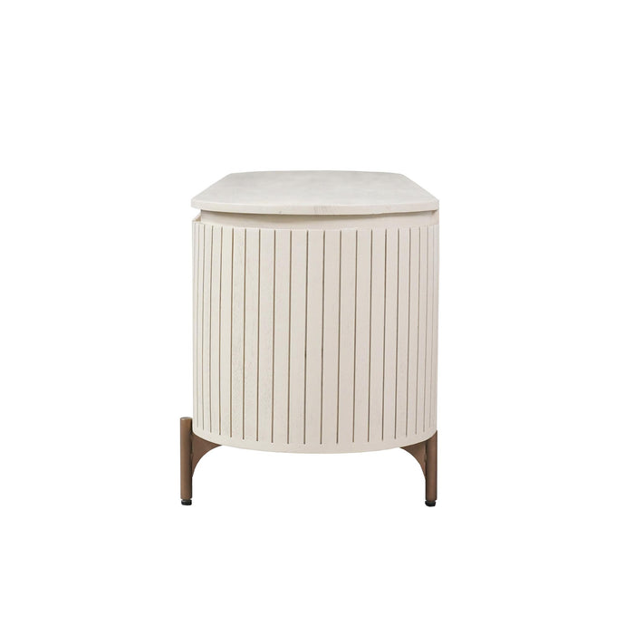 Salontafel Solana Zand Mangohout 50 cm