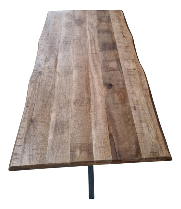 Boomstamtafel Boston Naturel Mangohout 220 cm