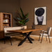 Boomstamtafel Boston Naturel Mangohout 220 cm