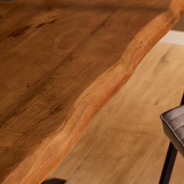 Boomstamtafel Boston Naturel Mangohout 220 cm