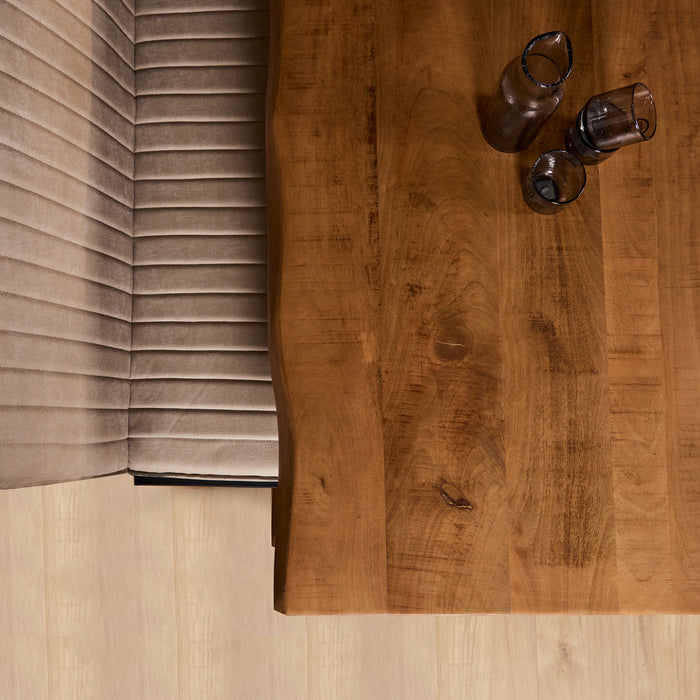 Boomstamtafel Boston Naturel Mangohout 220 cm