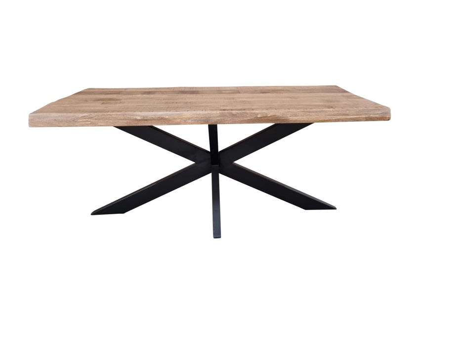 Boomstamtafel Boston Naturel Mangohout 220 cm