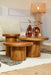 Salontafel set Maya Naturel Mangohout 70 cm