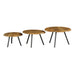 Ronde salontafel set Ohio Naturel Mangohout 70 cm