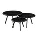 Salontafel set Ohio Zwart Mangohout 70 cm