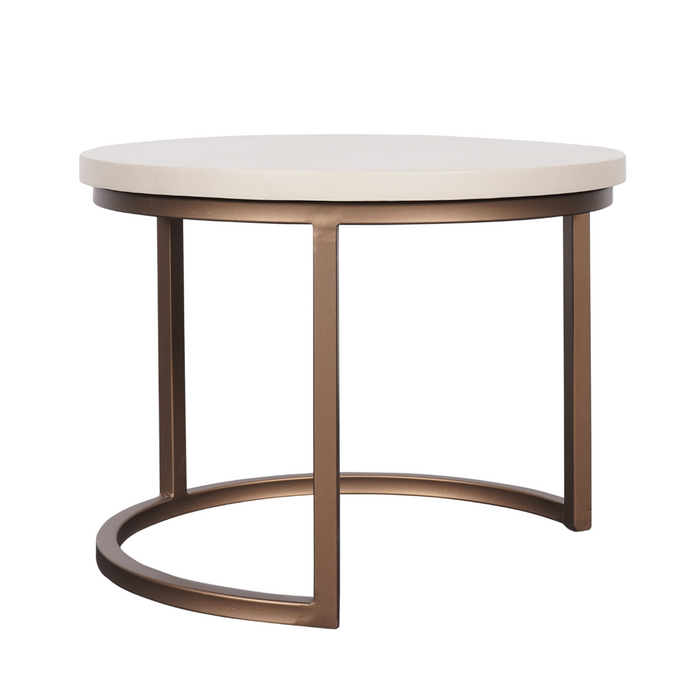 Salontafel set Madison Zand Mangohout 70 cm