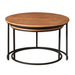 Salontafel set Madison Naturel Mangohout  70 cm