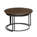 Salontafel set Madison Bruin Mangohout 70 cm