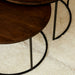Salontafel set Madison Bruin Mangohout 70 cm