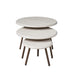 Ronde salontafelset Ohio Zand Mangohout 70 cm