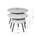 Ronde salontafelset Ohio Zand Mangohout 70 cm