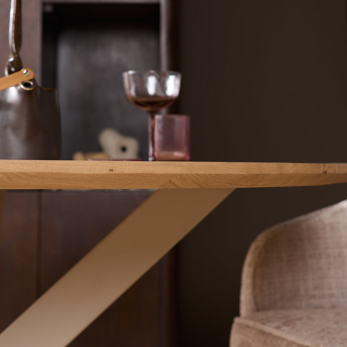 Eiken Eettafel Ferris Deens Ovaal 200 cm