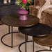 Salontafel set Xaro Goud/zwart Aluminium 75 cm