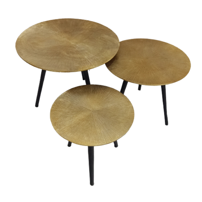 Bijzettafel Ryas Goud Aluminium 49 cm