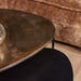 Salontafel set Jarrel Zwart Aluminium 90 cm