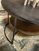 Salontafel Lecia Goud Aluminium 80 cm