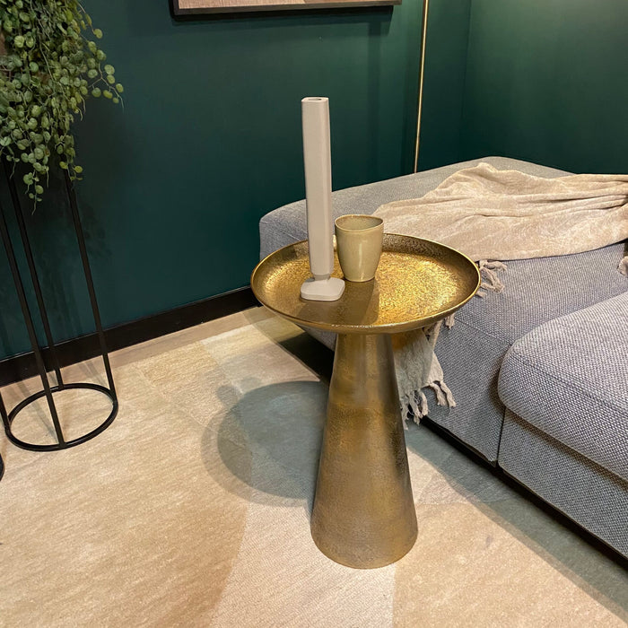 Salontafel Daisy Goud Aluminium 40 cm