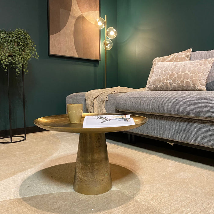 Salontafel Daisy Goud Aluminium 60 cm